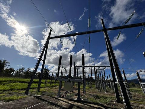 ENERCAL · portique de poste électrique